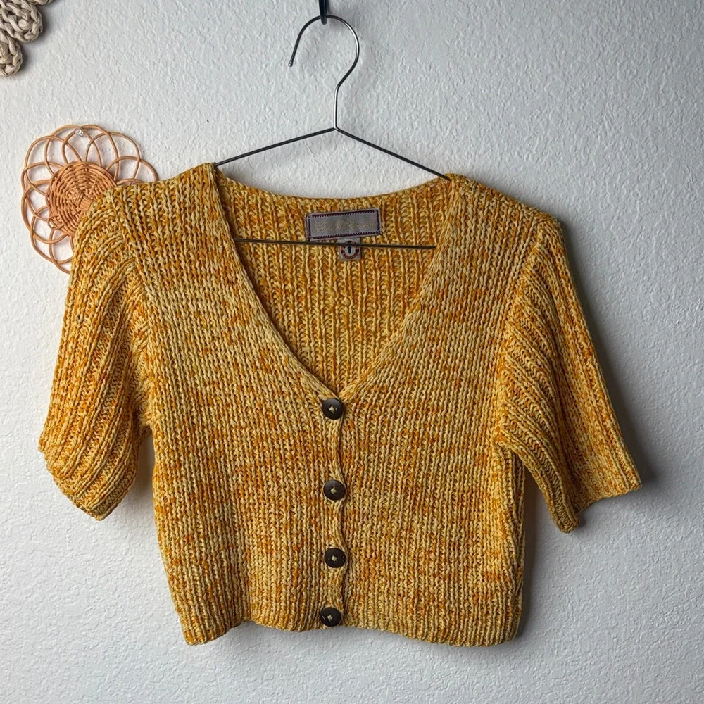 Naturally Komodo Cropped Knitted Sweater - Picture 1 of 5